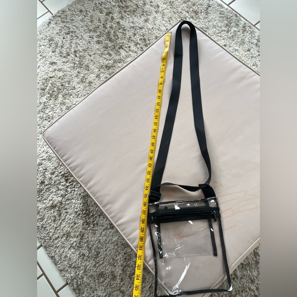 Transparent Black Trim Crossbody Bag - Picture 6 of 9